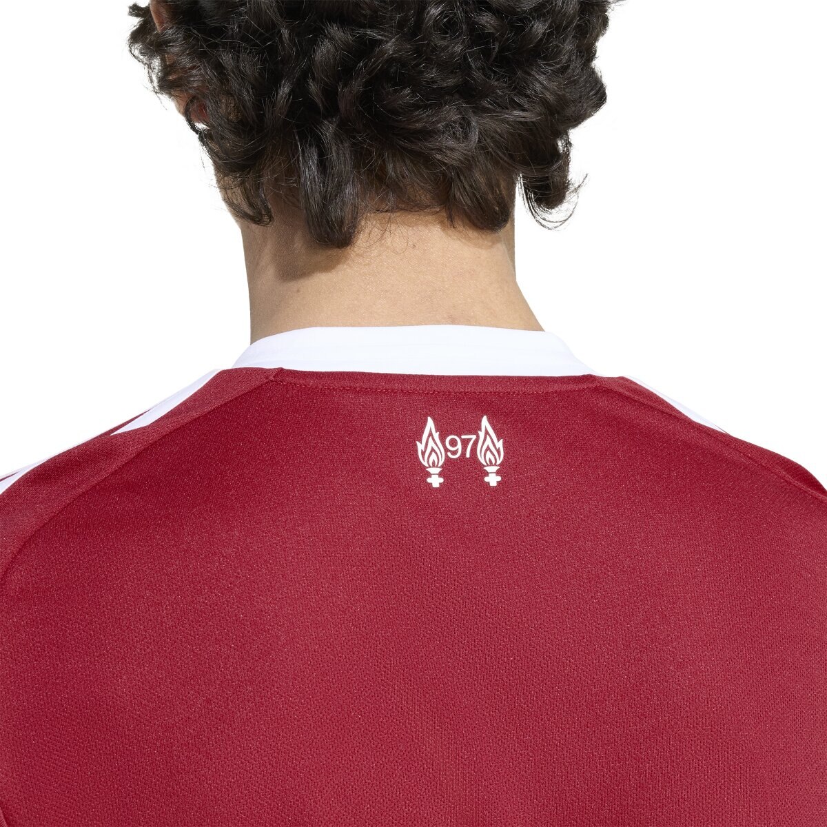 T-shirt de Homem 1.º Equipamento Liverpool FC 2025-2026 Vermelho-7