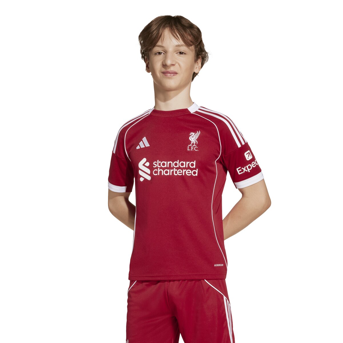 Imagem 0 de T-shirt de Criança 1.º Equipamento Liverpool FC 2025-2026