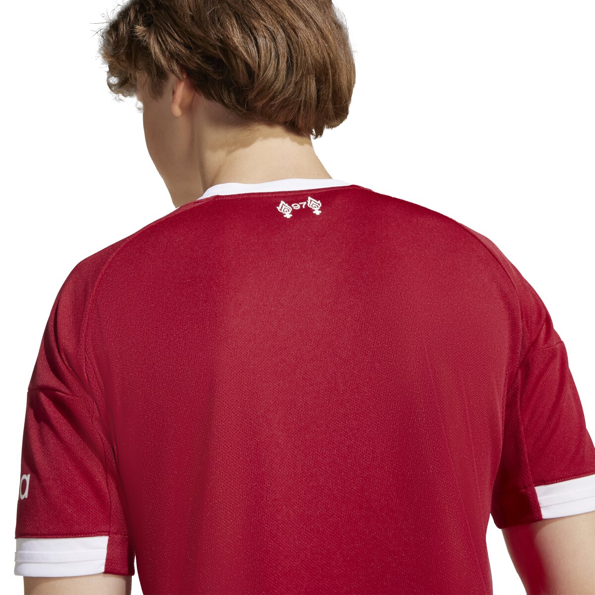 T-shirt de Criança 1.º Equipamento Liverpool FC 2025-2026 Vermelho-6