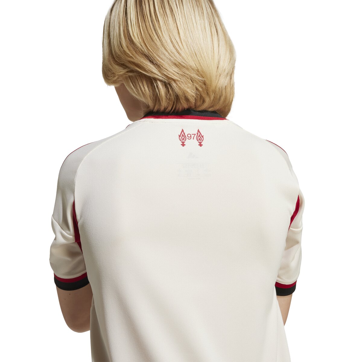 T-shirt de Criança 2.º Equipamento Liverpool FC 2025-2026 Branco-6