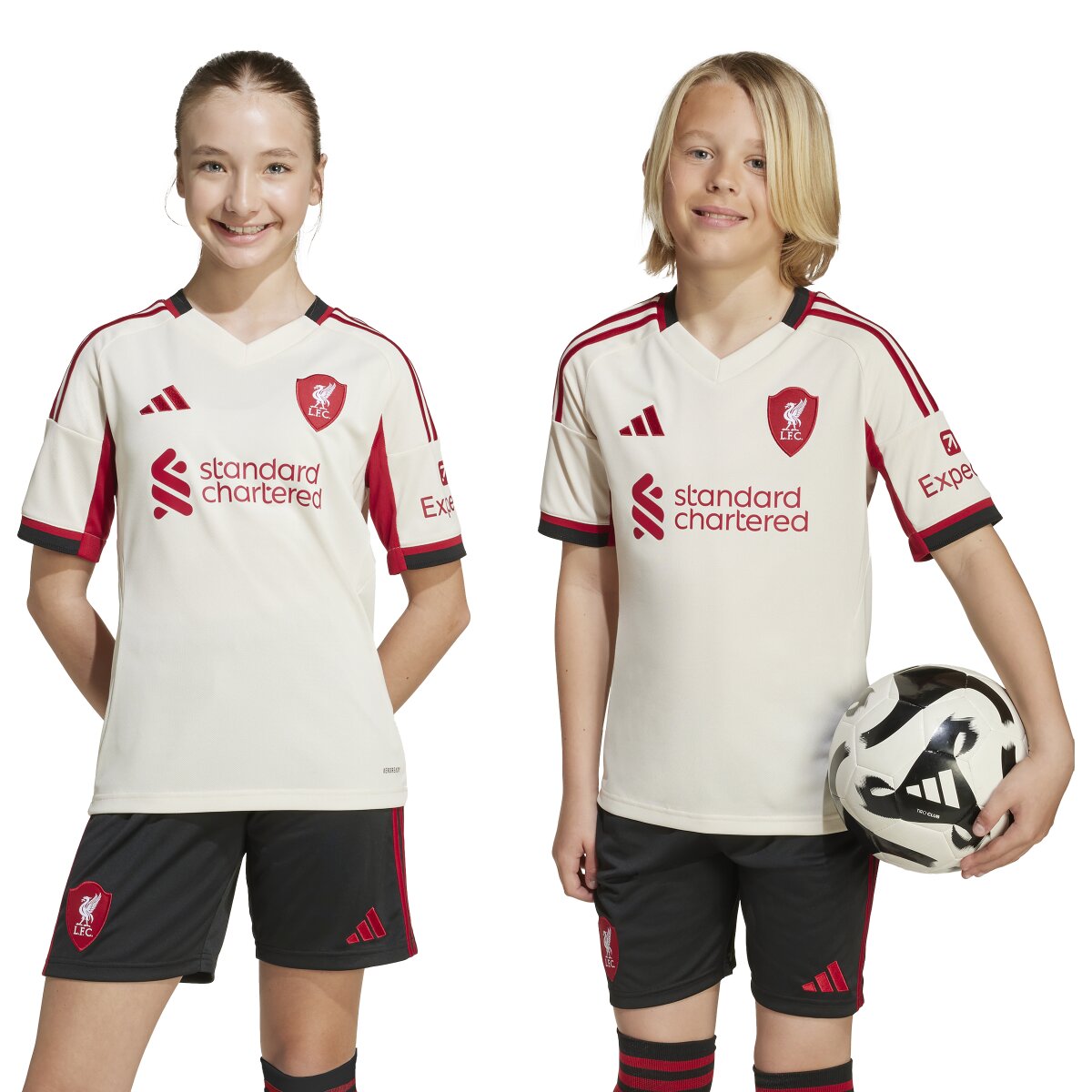 T-shirt de Criança 2.º Equipamento Liverpool FC 2025-2026 Branco-9