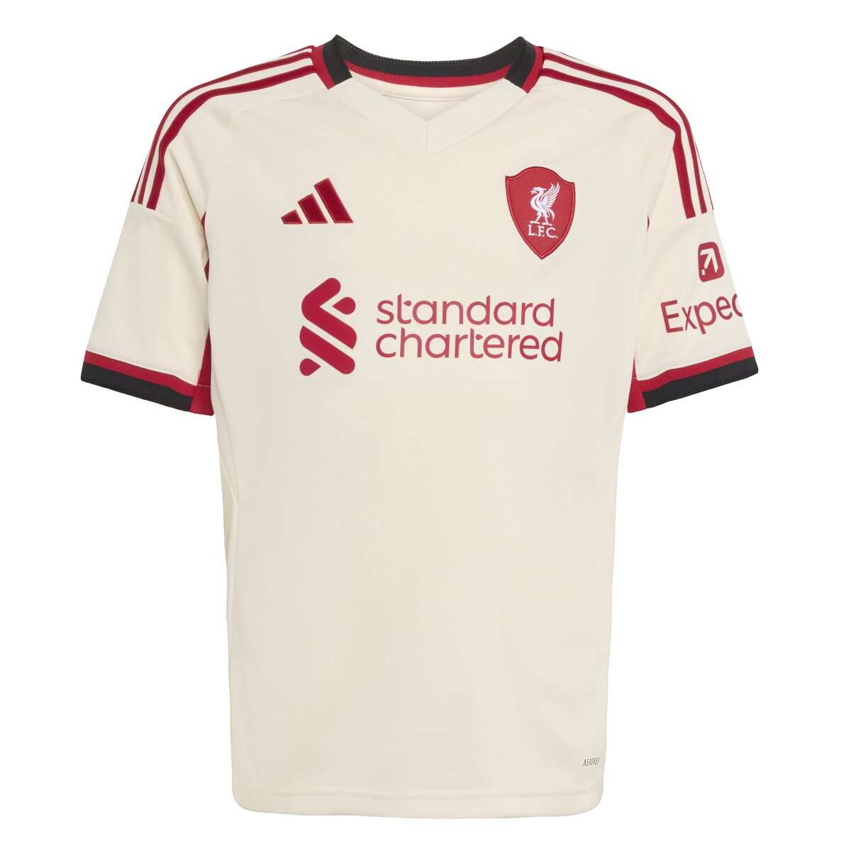 T-shirt de Criança 2.º Equipamento Liverpool FC 2025-2026 Branco-10