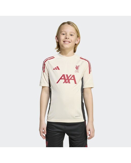 T-shirt de Criança Liverpool FC 2025-2026 Tiro 25 Competition Branco-3