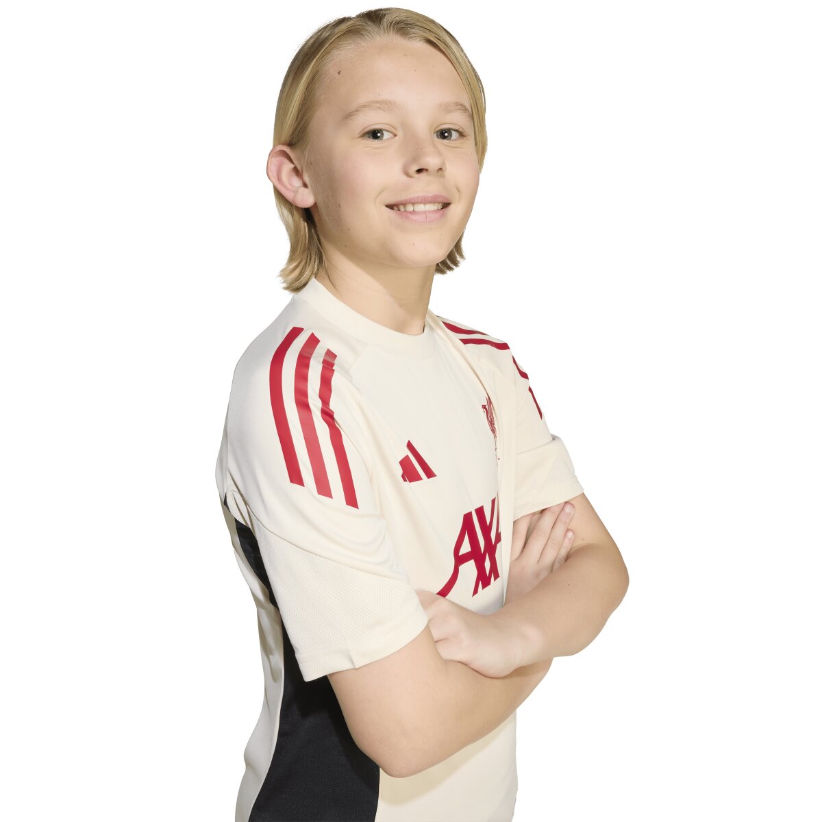 T-shirt de Criança Liverpool FC 2025-2026 Tiro 25 Competition Branco-6
