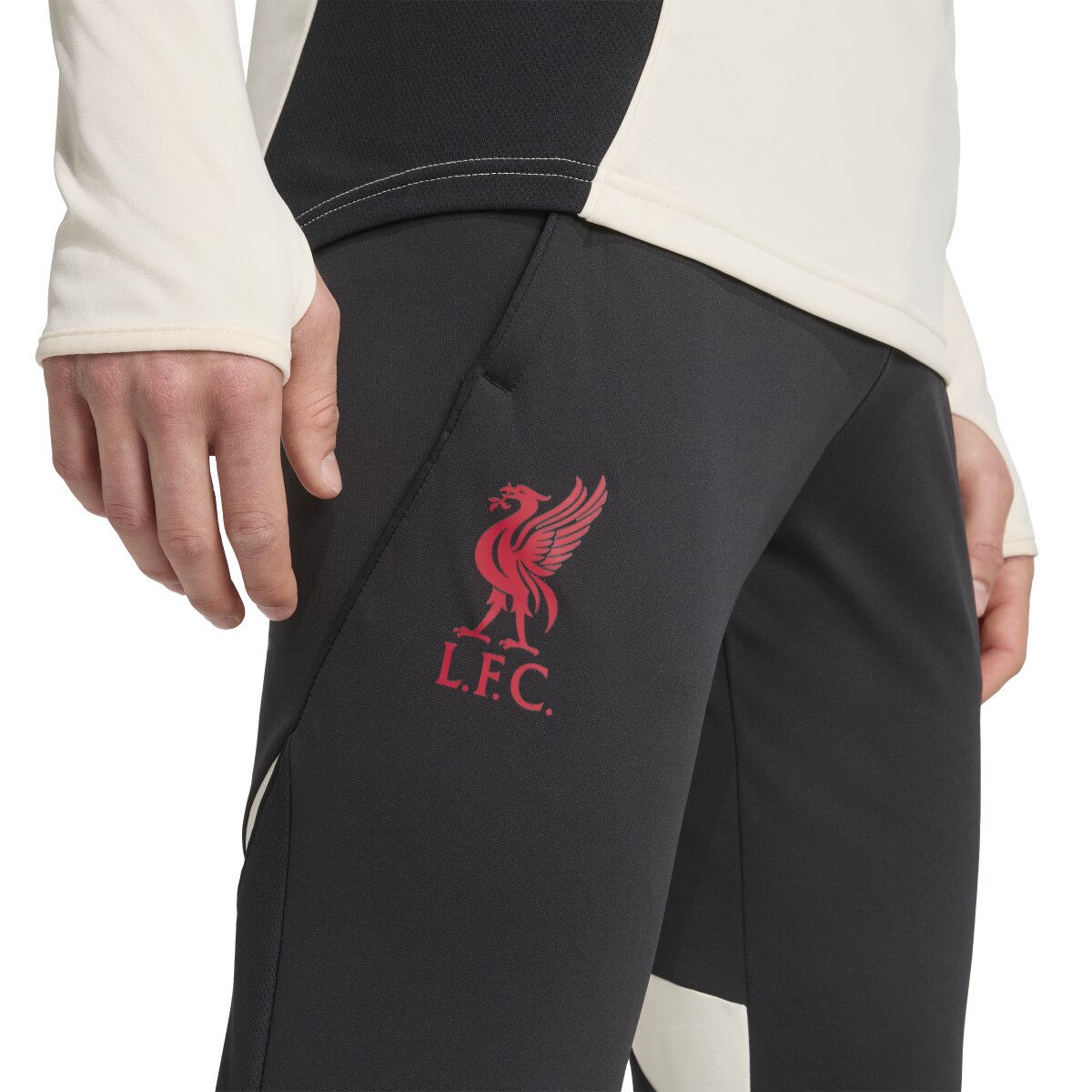 Calças de Homem Liverpool FC 2025-2026 Tiro 25 Preto-6