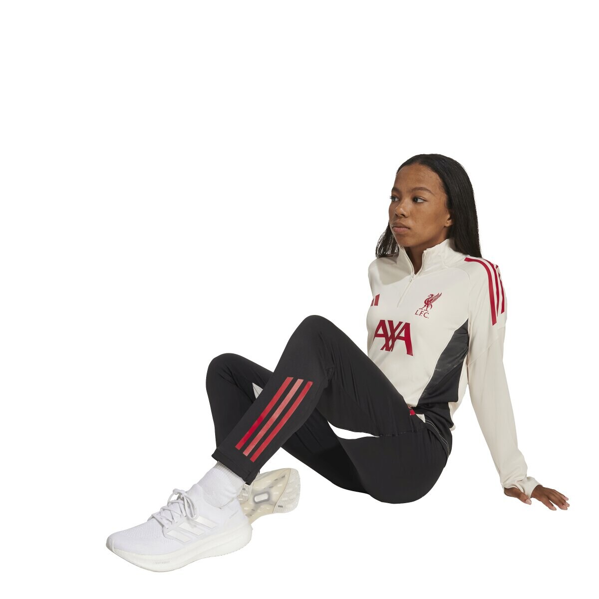 Camisola de Manga Comprida de Criança Liverpool FC 2025-2026 Tiro 25 Competition Branco-3