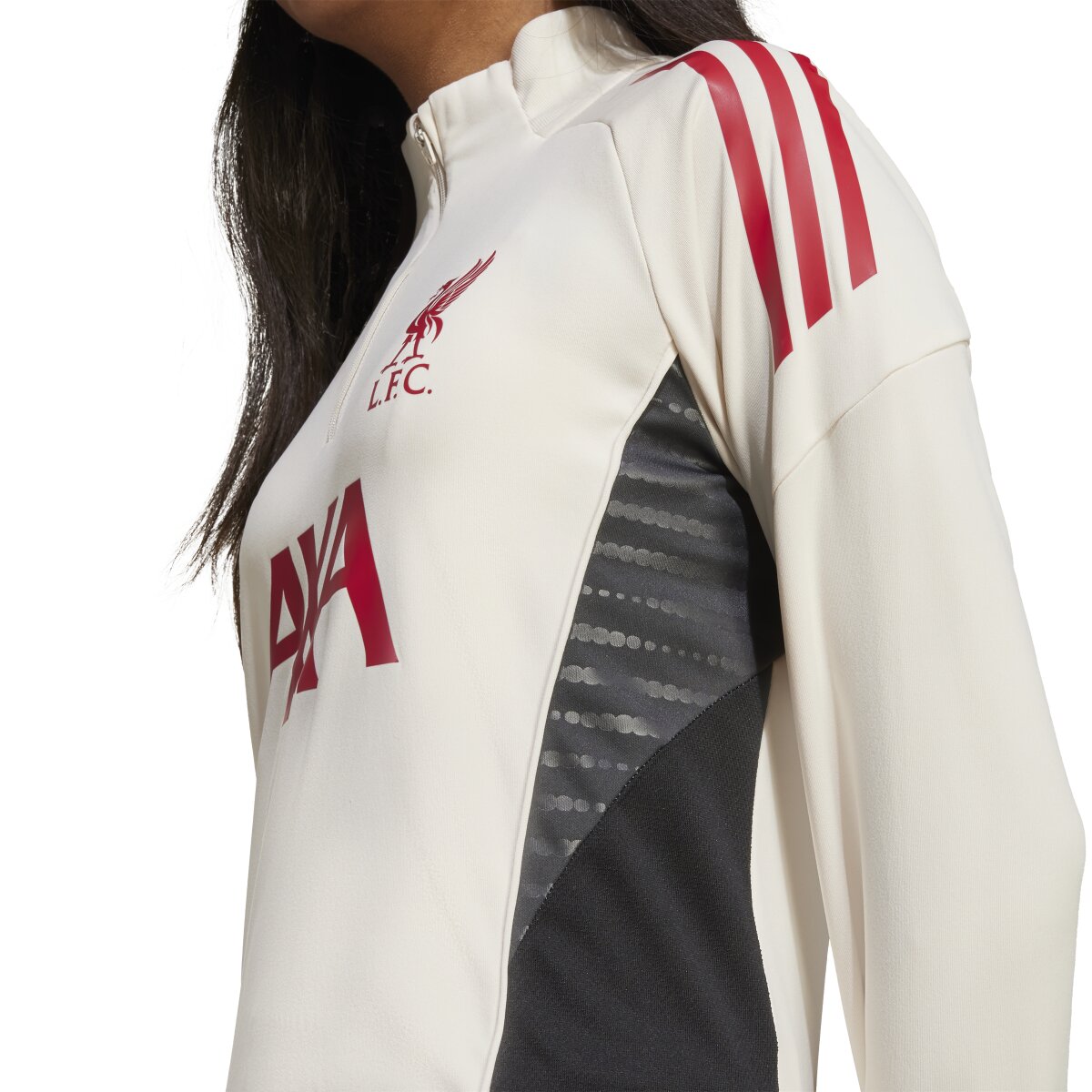 Camisola de Manga Comprida de Criança Liverpool FC 2025-2026 Tiro 25 Competition Branco-5