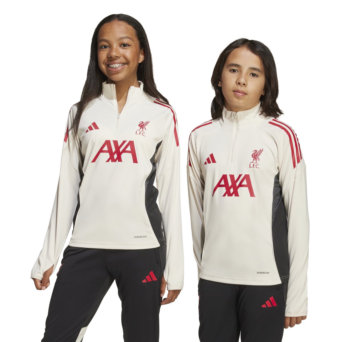 Camisola de Manga Comprida de Criança Liverpool FC 2025-2026 Tiro 25 Competition Branco-7