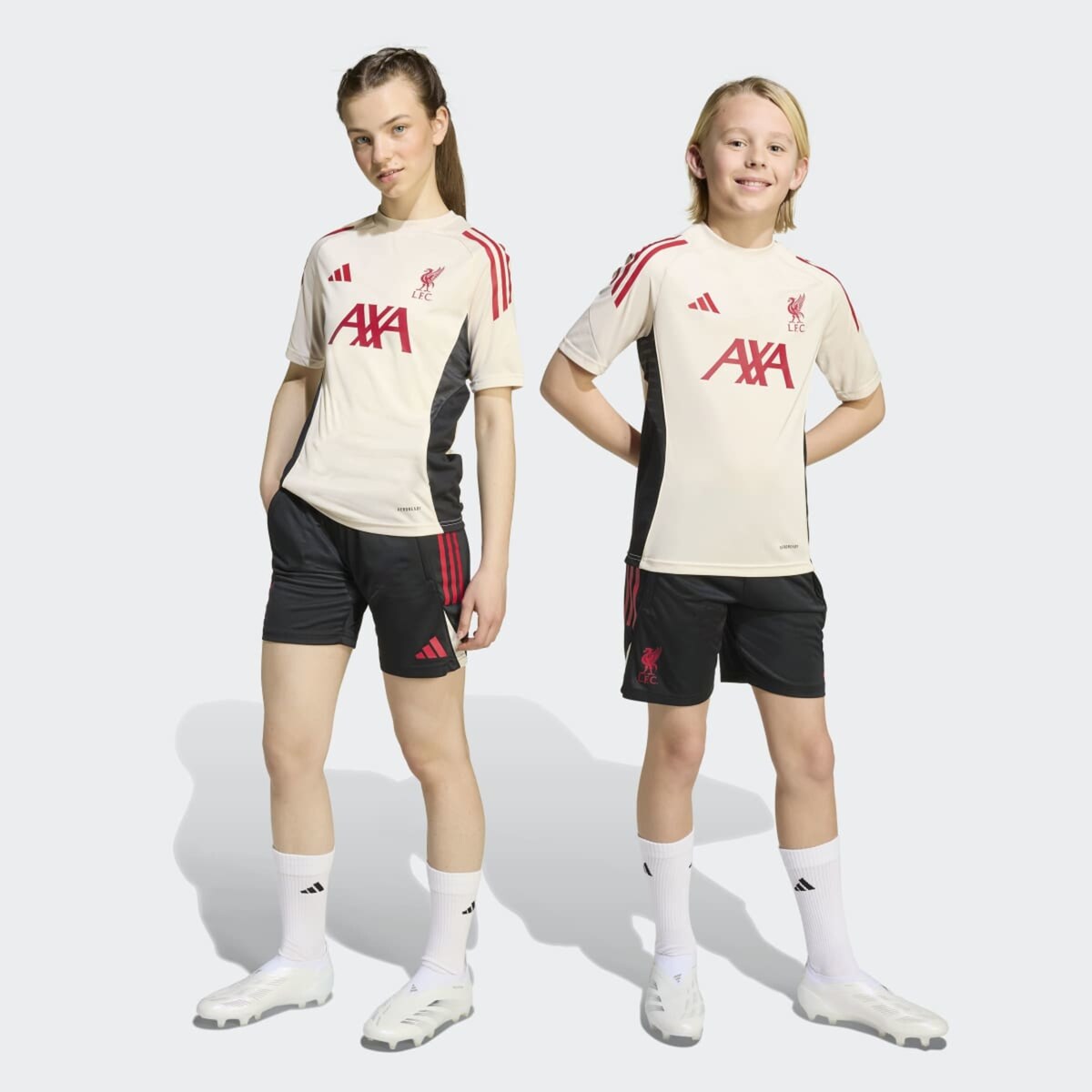 Camisola de Manga Comprida de Criança Liverpool FC 2025-2026 Tiro 25 Competition Branco-8