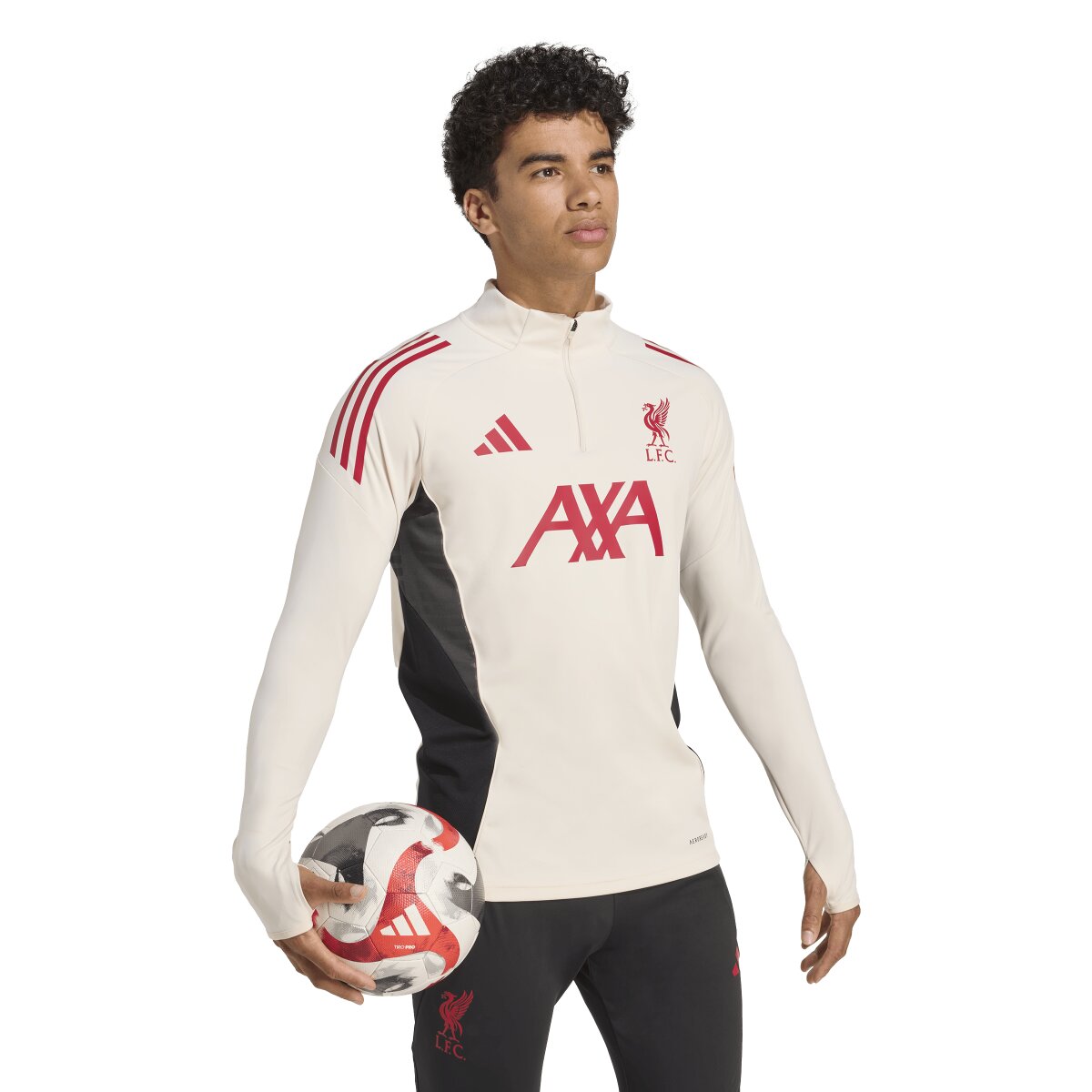 T-shirt de Homem Liverpool FC 2025-2026 Tiro 25 Competition Branco-4