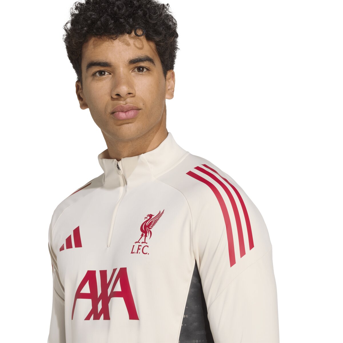 T-shirt de Homem Liverpool FC 2025-2026 Tiro 25 Competition Branco-5