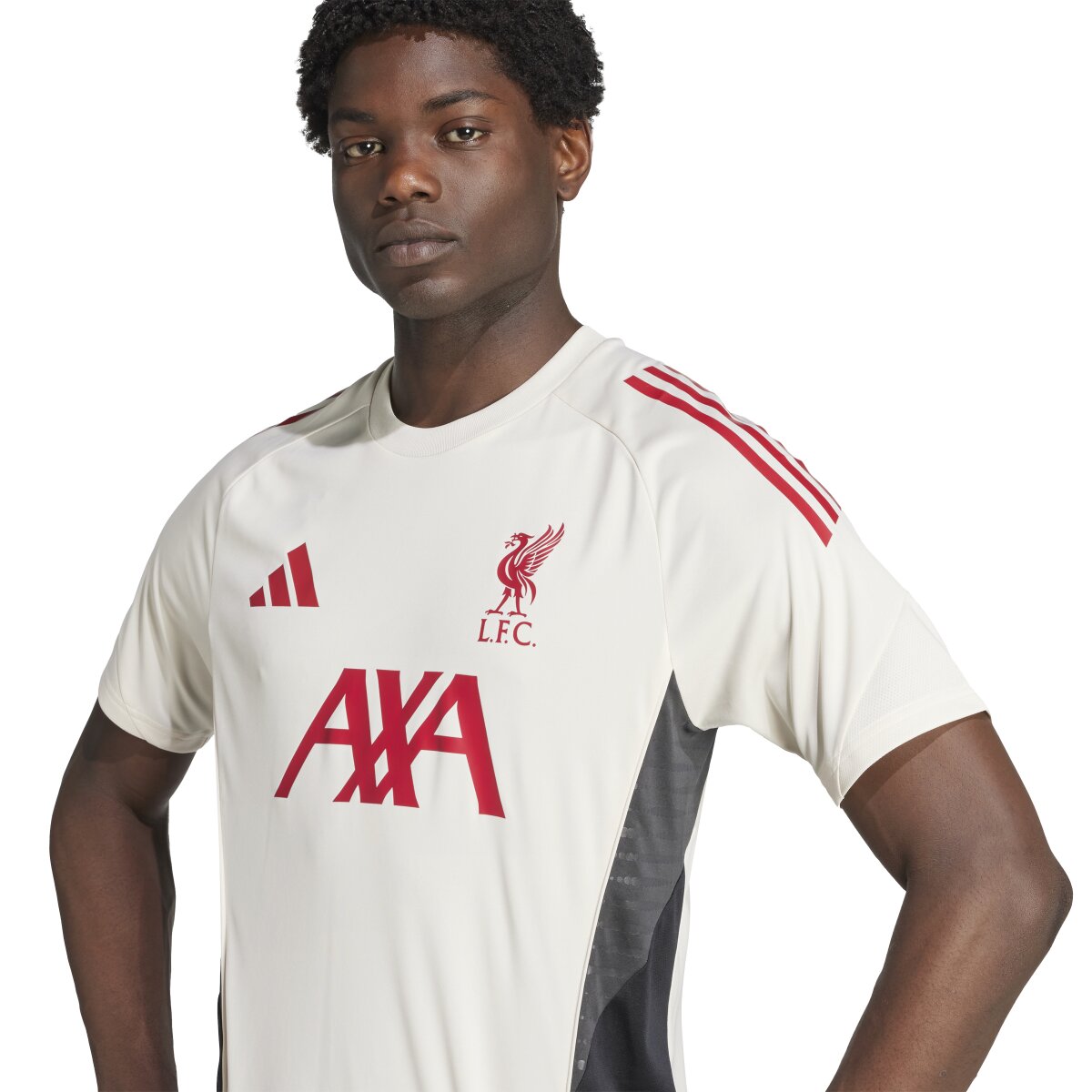 T-shirt de Homem Liverpool FC 2025-2026 Tiro 25 Competition Branco-8