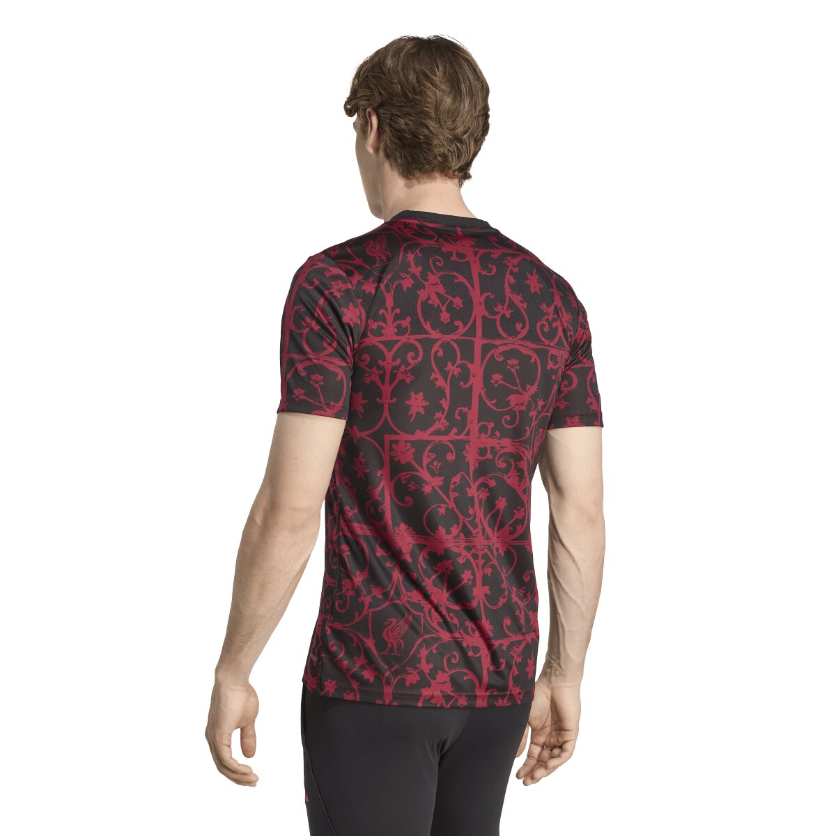 T-shirt de Homem Liverpool FC 2025-2026 Pre-Match Vermelho / Preto-4