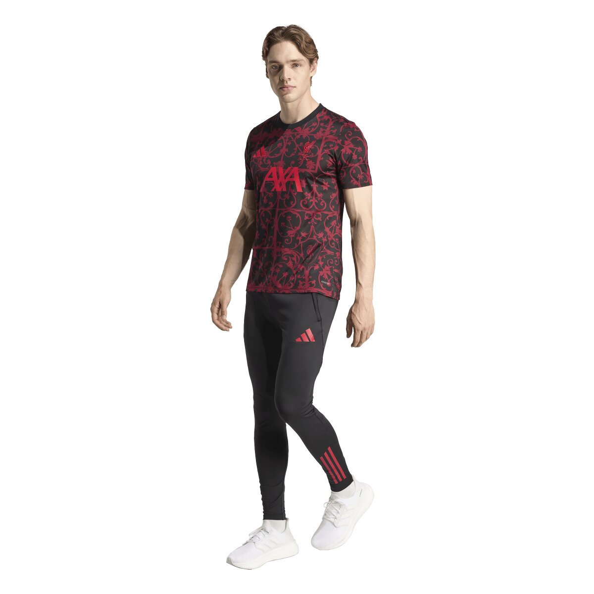 T-shirt de Homem Liverpool FC 2025-2026 Pre-Match Vermelho / Preto-6