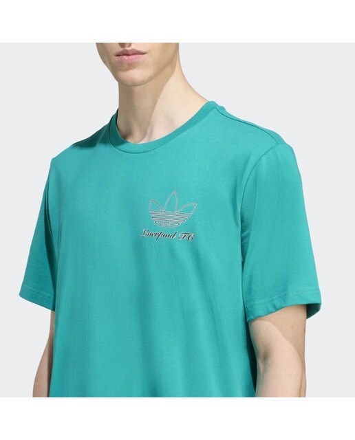T-shirt de Homem Liverpool FC 2025-2026 Terrace Icons Graphic Originals Verde-5
