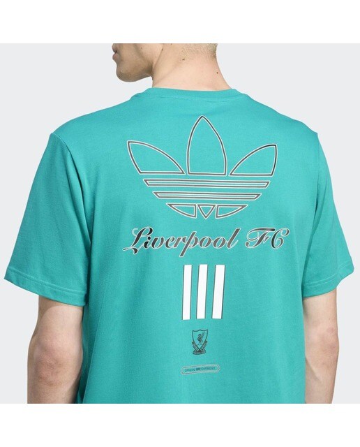 T-shirt de Homem Liverpool FC 2025-2026 Terrace Icons Graphic Originals Verde-6