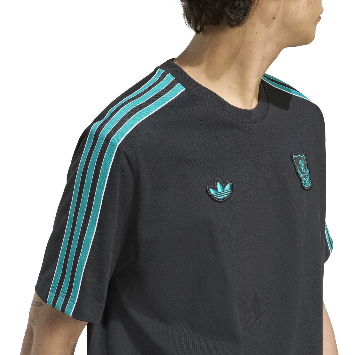 T-shirt de Homem Liverpool FC 2025-2026 Terrace Icons Originals Preto-6