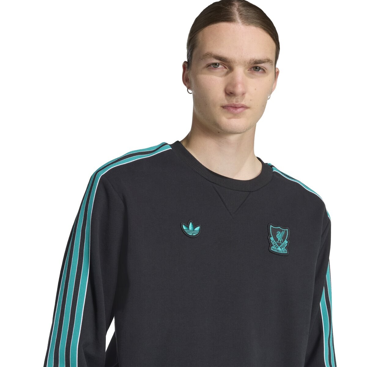 Sweatshirt de Homem Liverpool FC 2025-2026 Terrace Icons Originals Preto-4