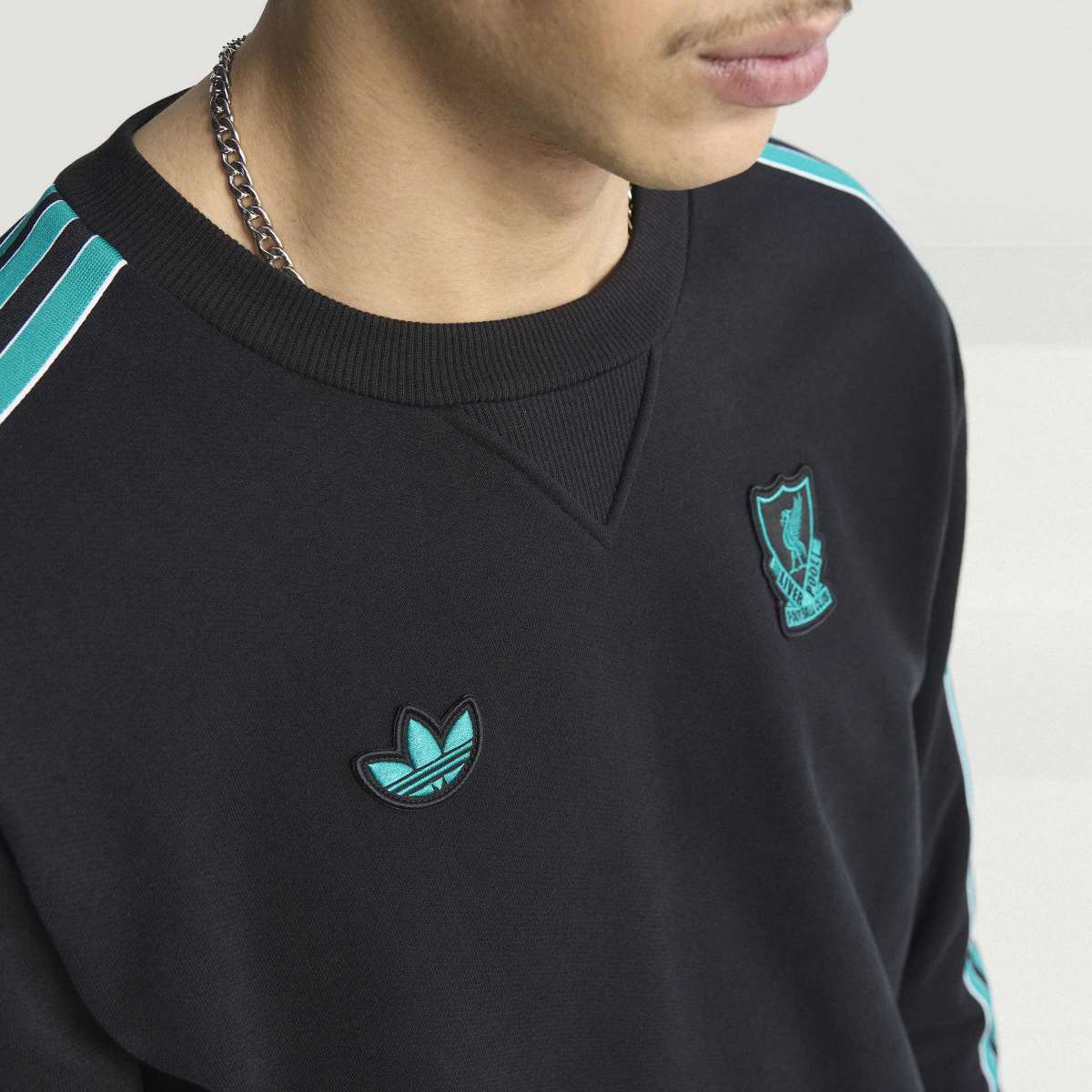 Sweatshirt de Homem Liverpool FC 2025-2026 Terrace Icons Originals Preto-12