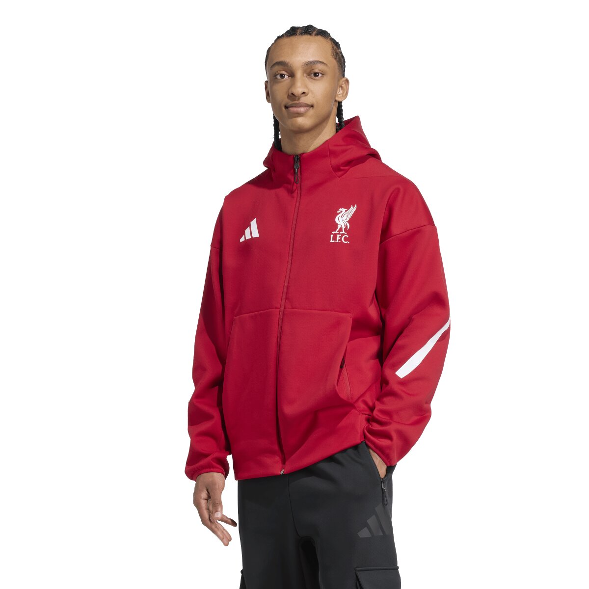 Casaco de Homem Liverpool FC 2025-2026 ZNE Anthem Vermelho-1