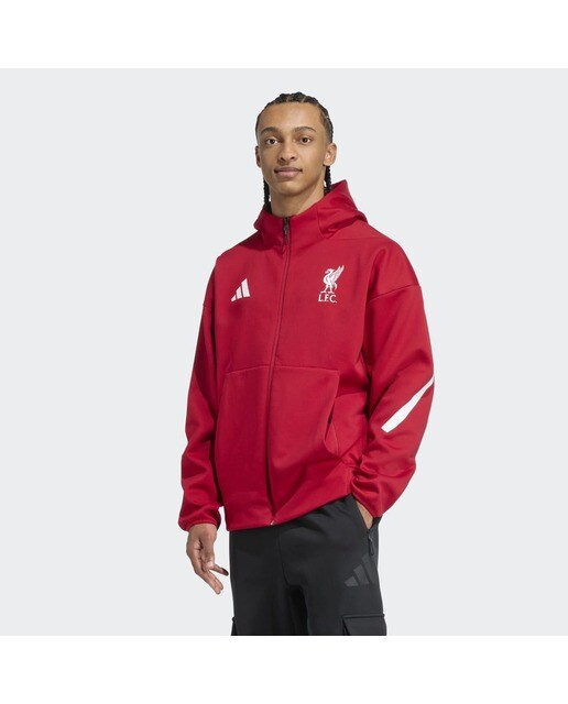 Casaco de Homem Liverpool FC 2025-2026 ZNE Anthem Vermelho-2