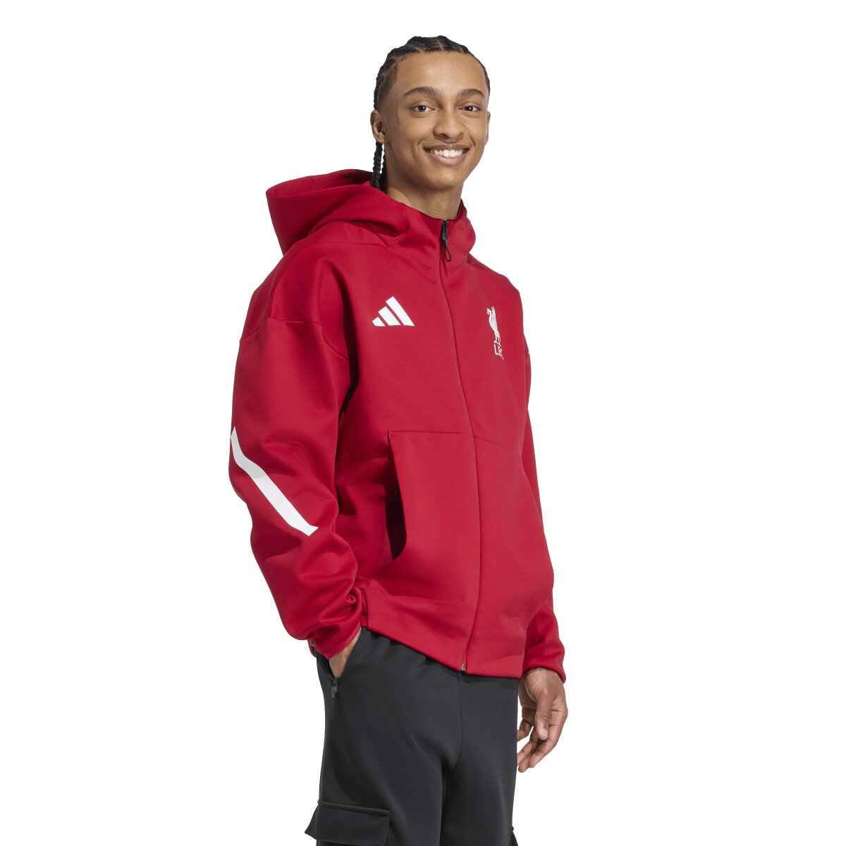 Casaco de Homem Liverpool FC 2025-2026 ZNE Anthem Vermelho-4