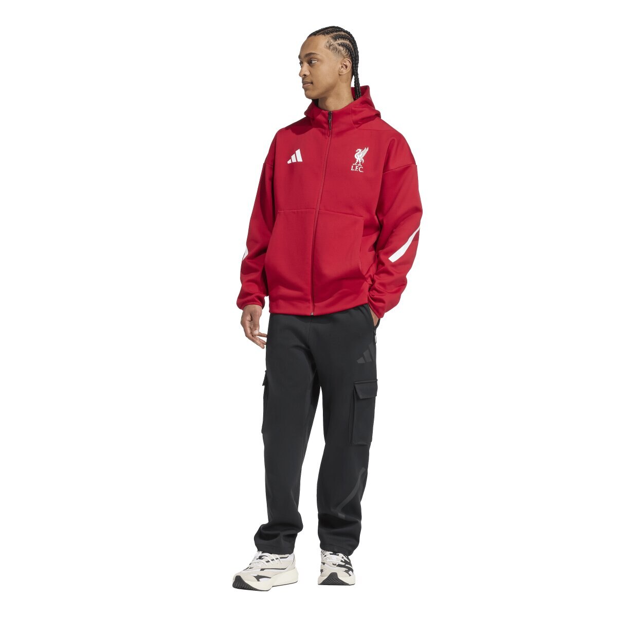 Casaco de Homem Liverpool FC 2025-2026 ZNE Anthem Vermelho-5