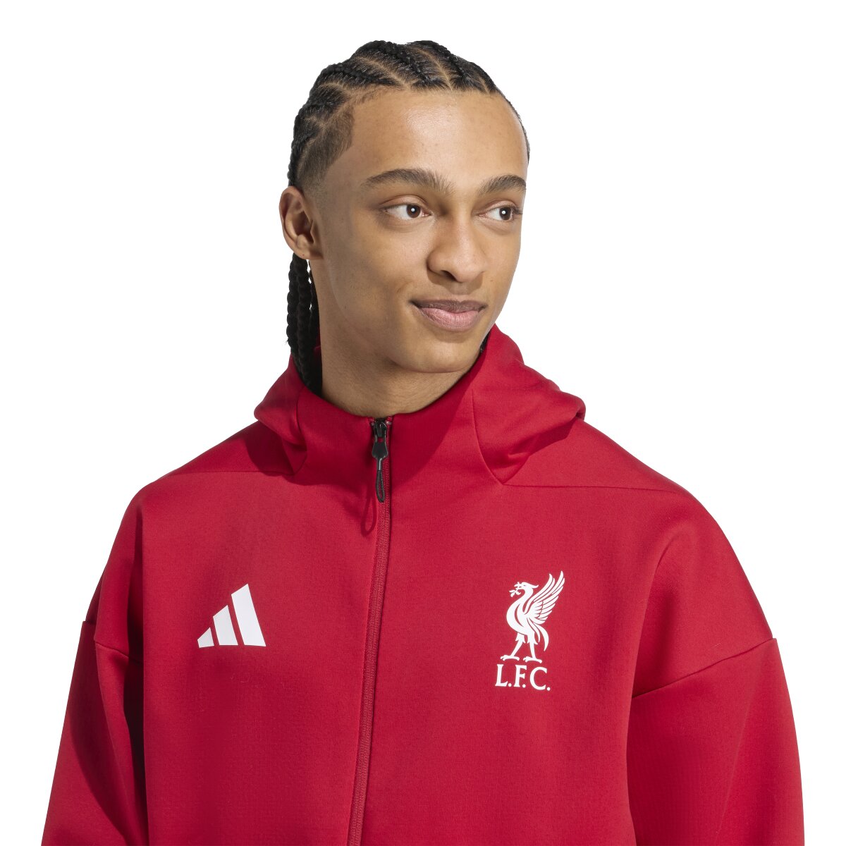 Casaco de Homem Liverpool FC 2025-2026 ZNE Anthem Vermelho-6