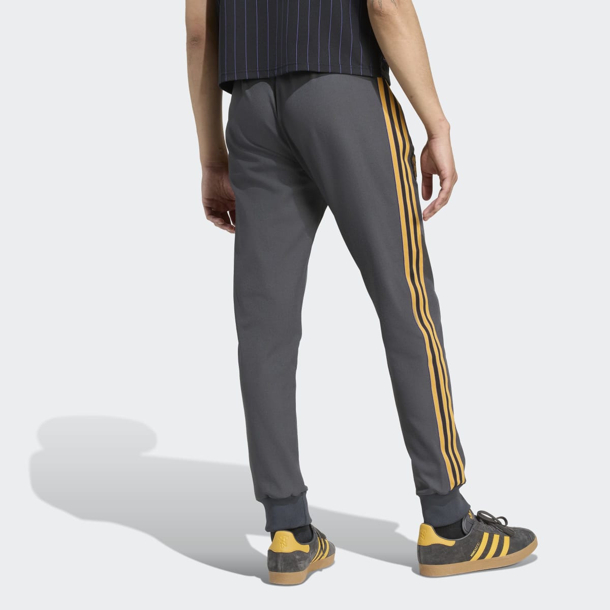 Calças de Homem Manchester United FC 2025-2026 Terrace Icons Originals Preto-2
