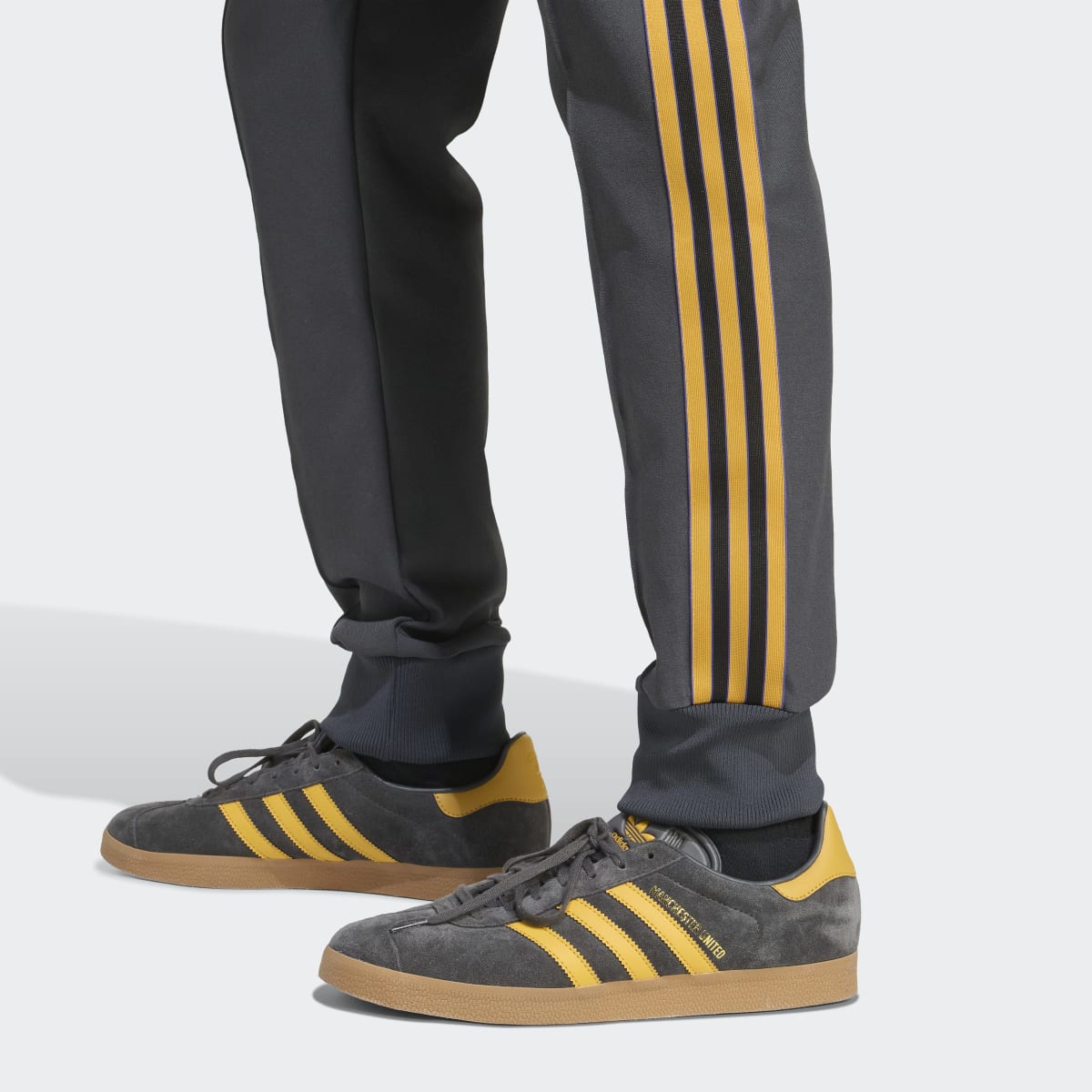 Calças de Homem Manchester United FC 2025-2026 Terrace Icons Originals Preto-4