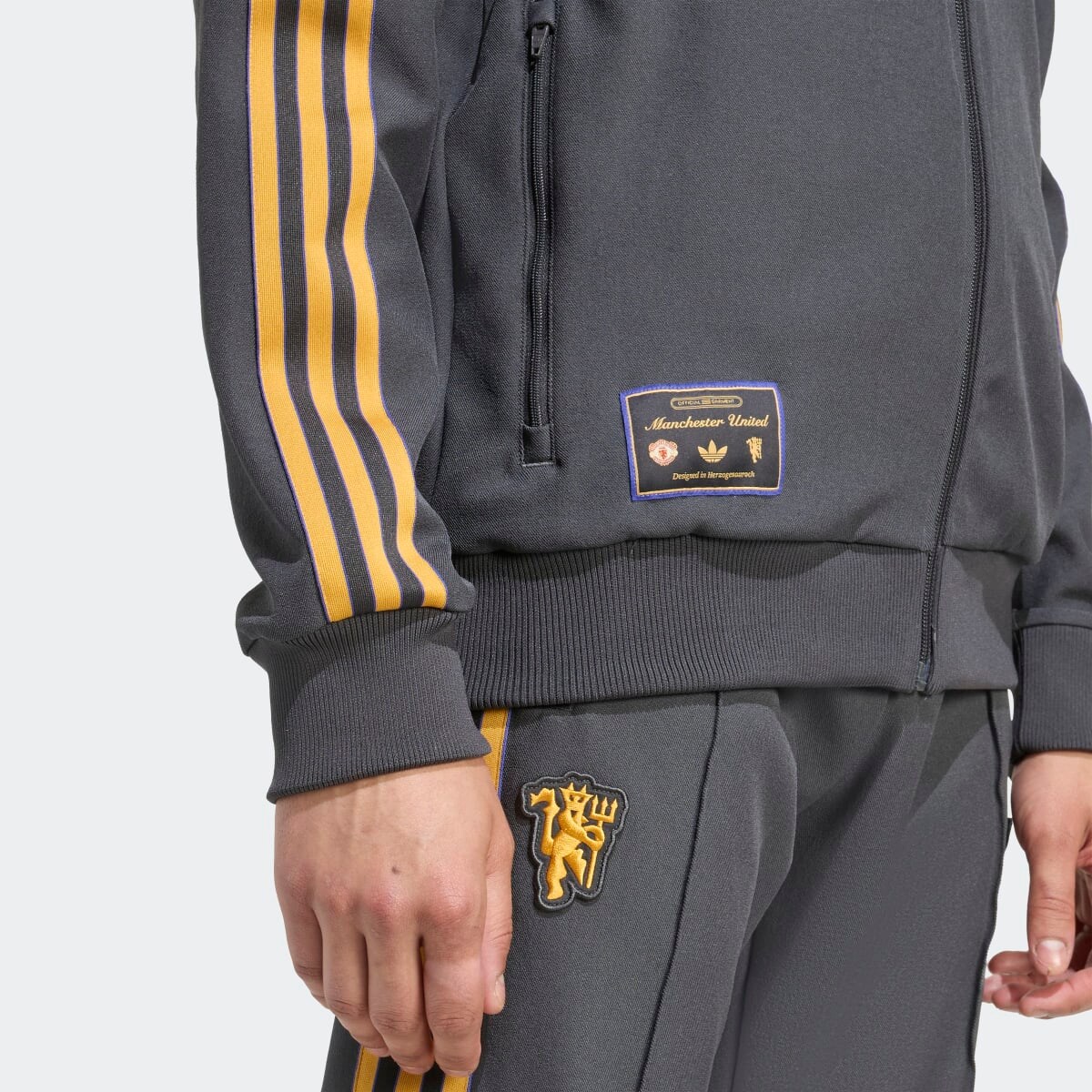 Casaco de Homem Manchester United FC 2025-2026 Terrace Icons Originals Preto-3