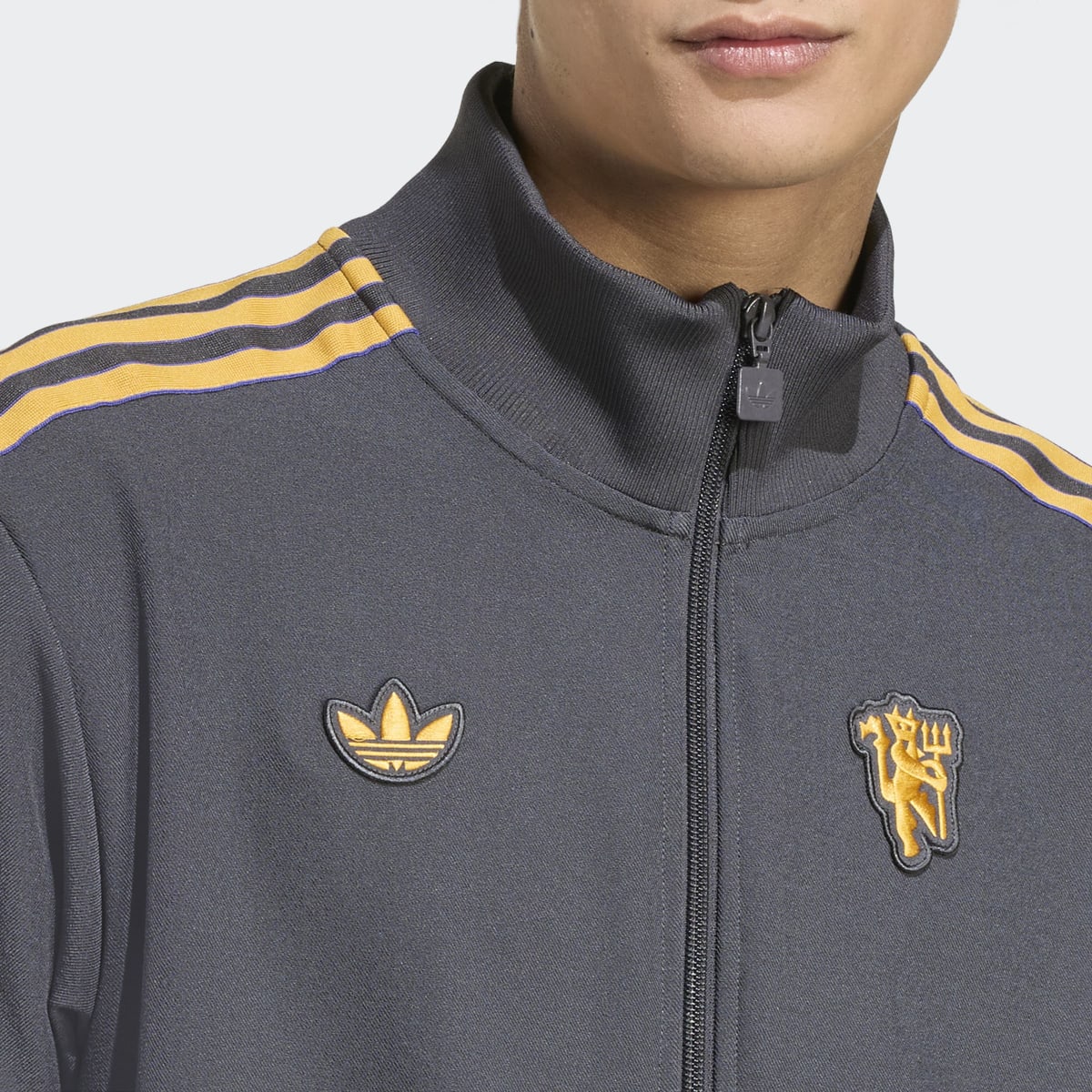 Casaco de Homem Manchester United FC 2025-2026 Terrace Icons Originals Preto-4