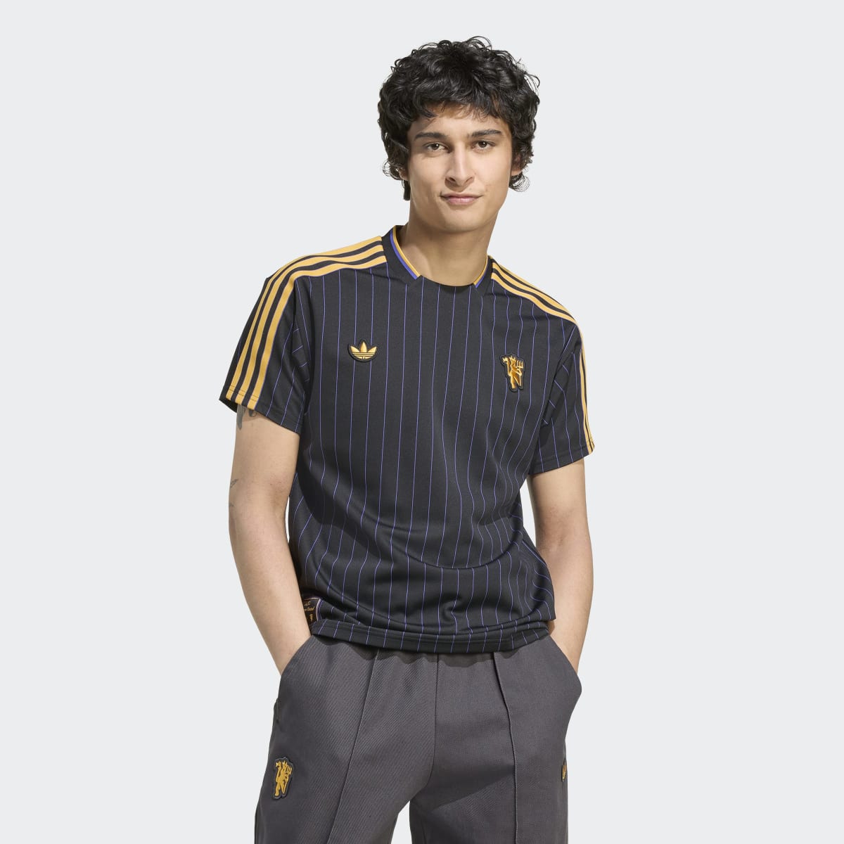 T-shirt de Homem Manchester United FC 2025-2026 Terrace Icons Originals Preto-3