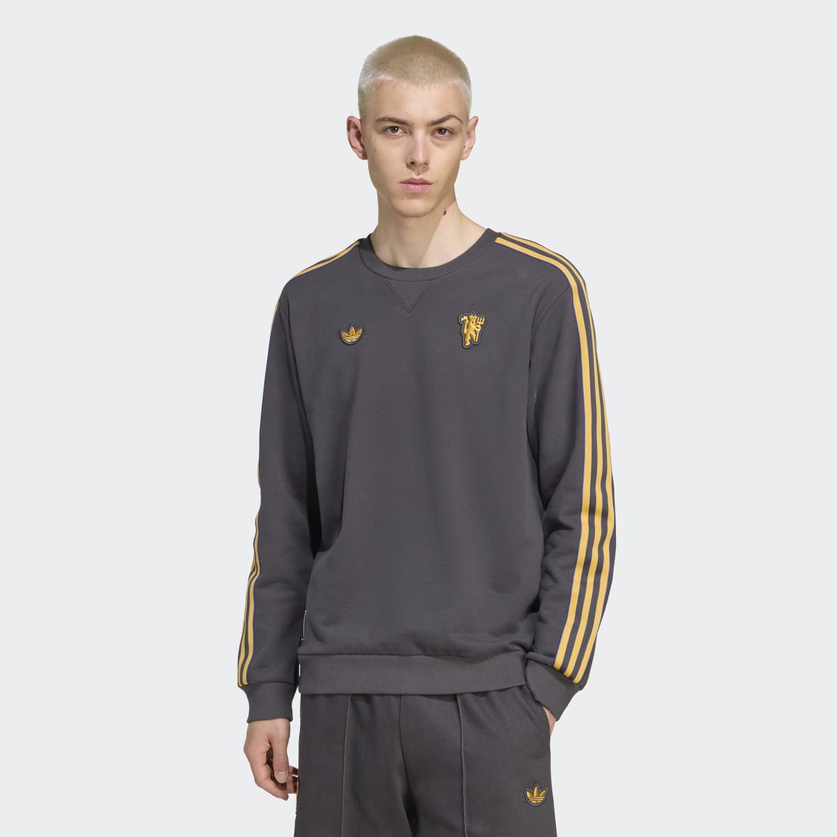 Sweatshirt de Homem Manchester United FC 2025-2026 Terrace Icons Originals Preto-1