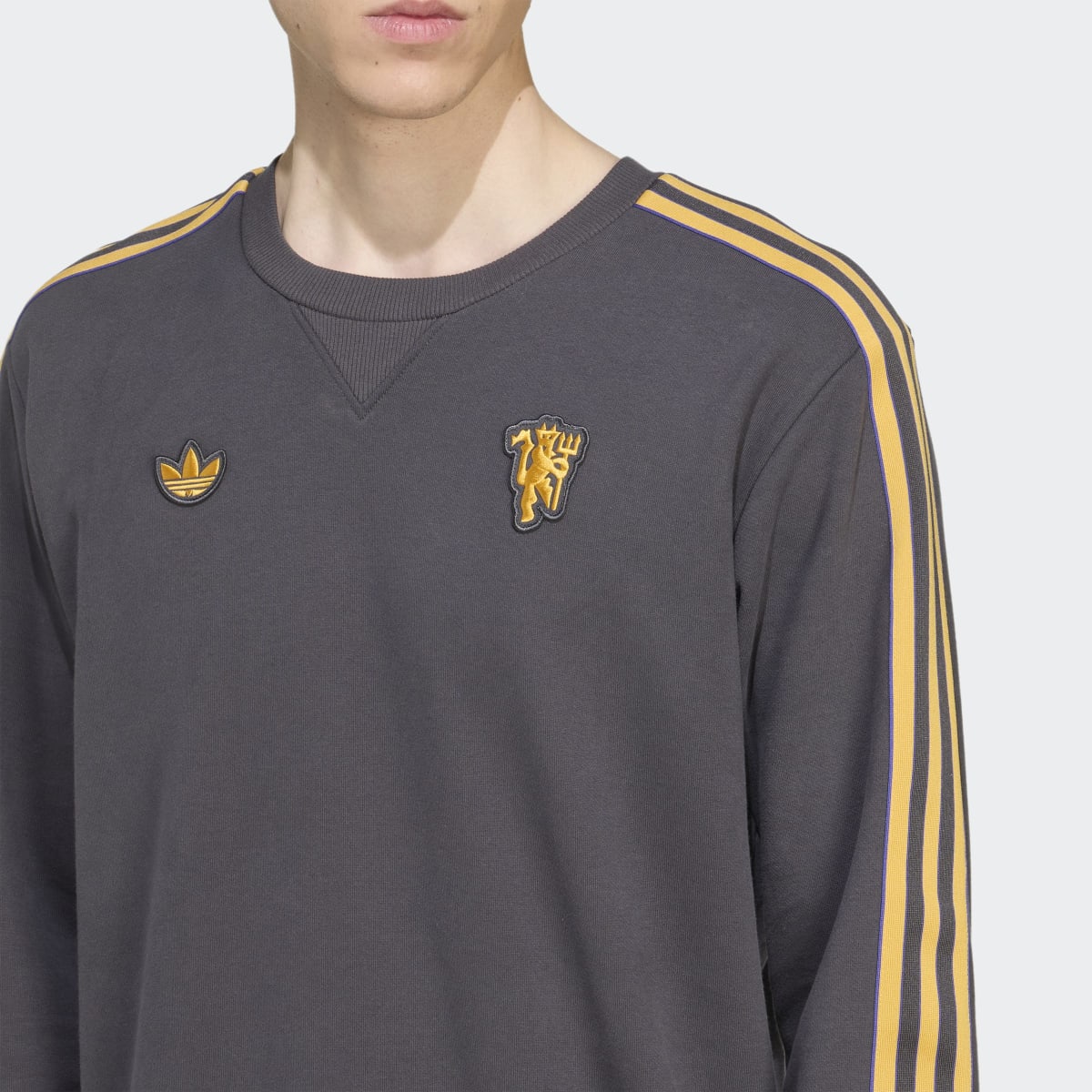 Sweatshirt de Homem Manchester United FC 2025-2026 Terrace Icons Originals Preto-4