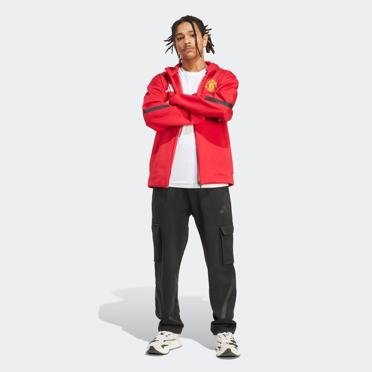 Casaco de Homem Manchester United FC 2025-2026 Z.N.E. Anthem Vermelho-6