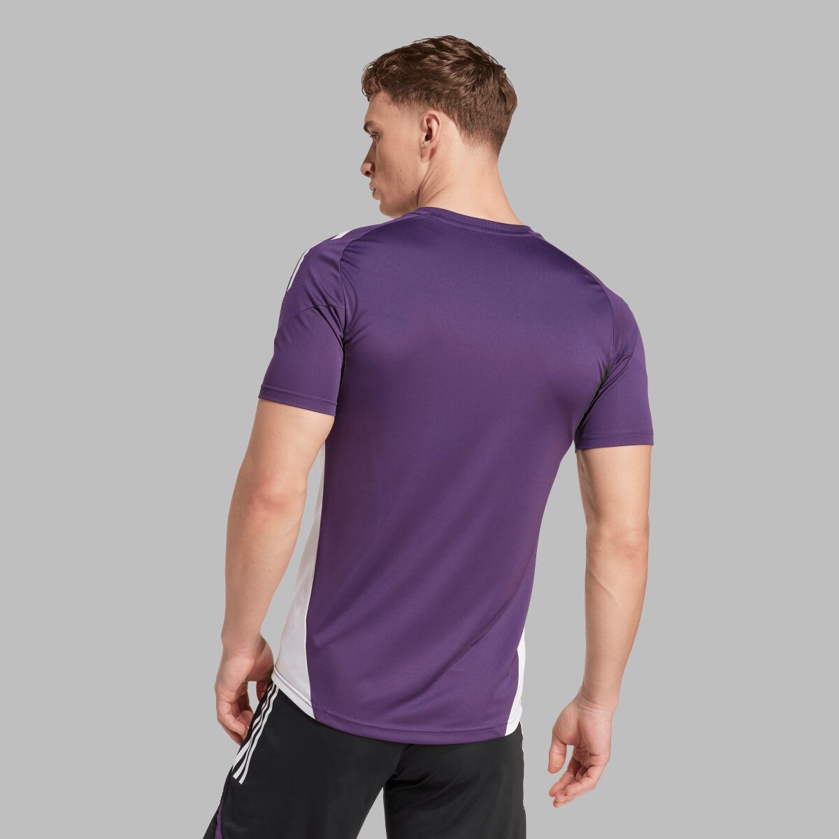 T-shirt de Homem Manchester United FC 2025-2026 Tiro 25 Competition Roxo-2