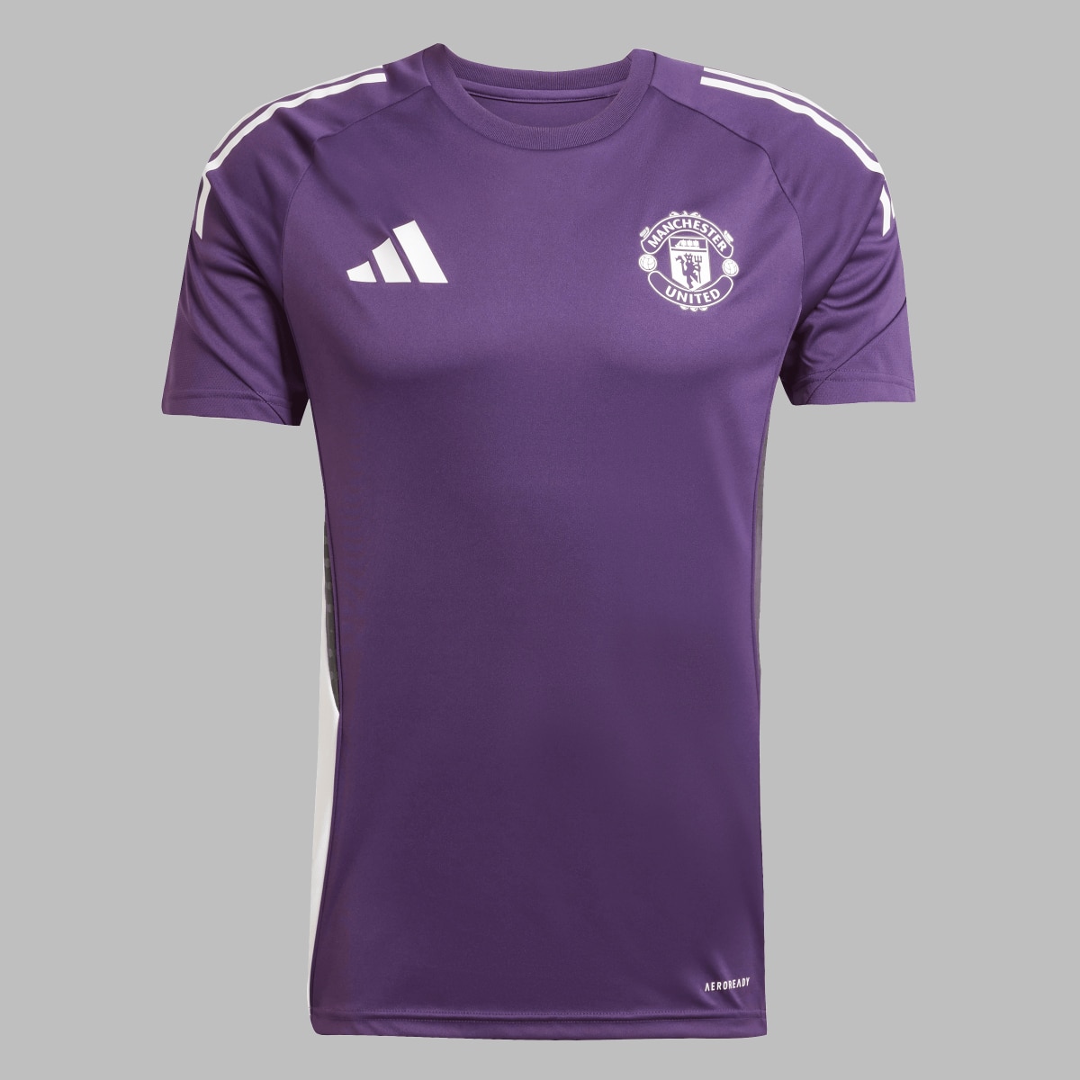 T-shirt de Homem Manchester United FC 2025-2026 Tiro 25 Competition Roxo-6