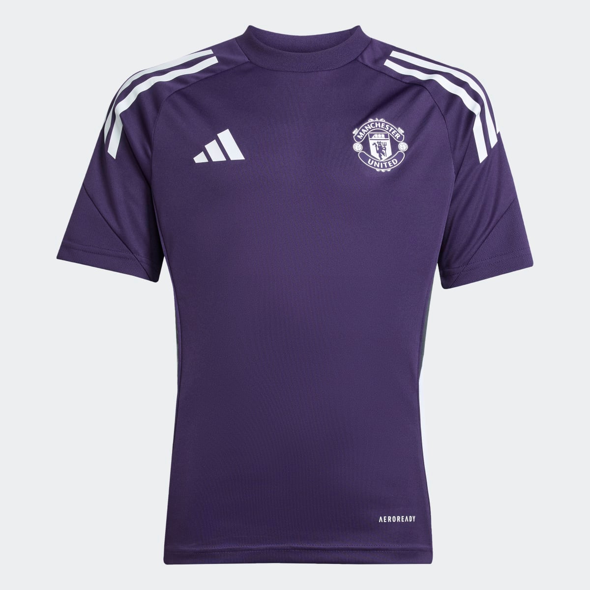 T-shirt de Criança Manchester United FC 2025-2026 Tiro Competition Roxo-7