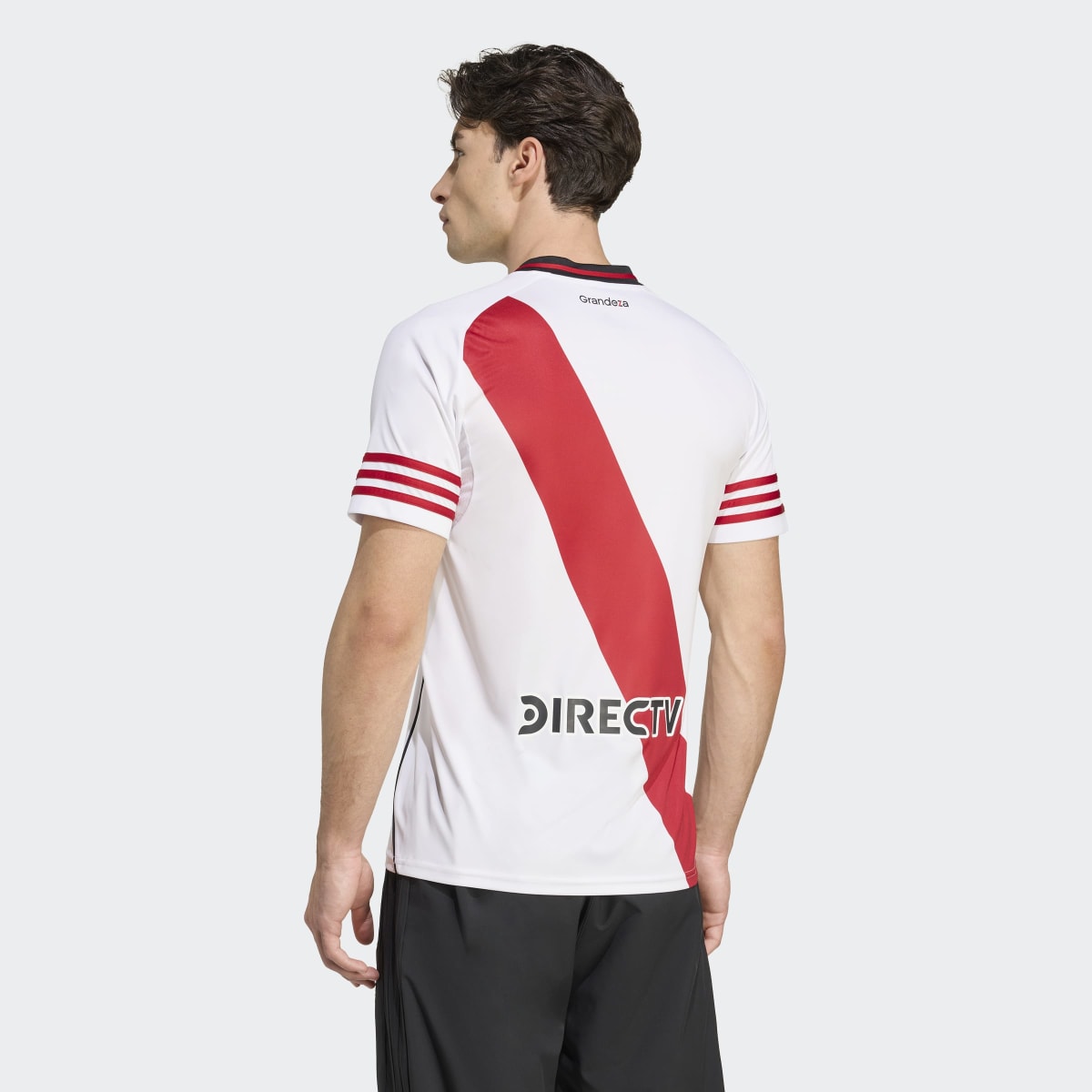 T-shirt de Homem 1.º Equipamento River Plate 2025-2026 Branco / Vermelho-2