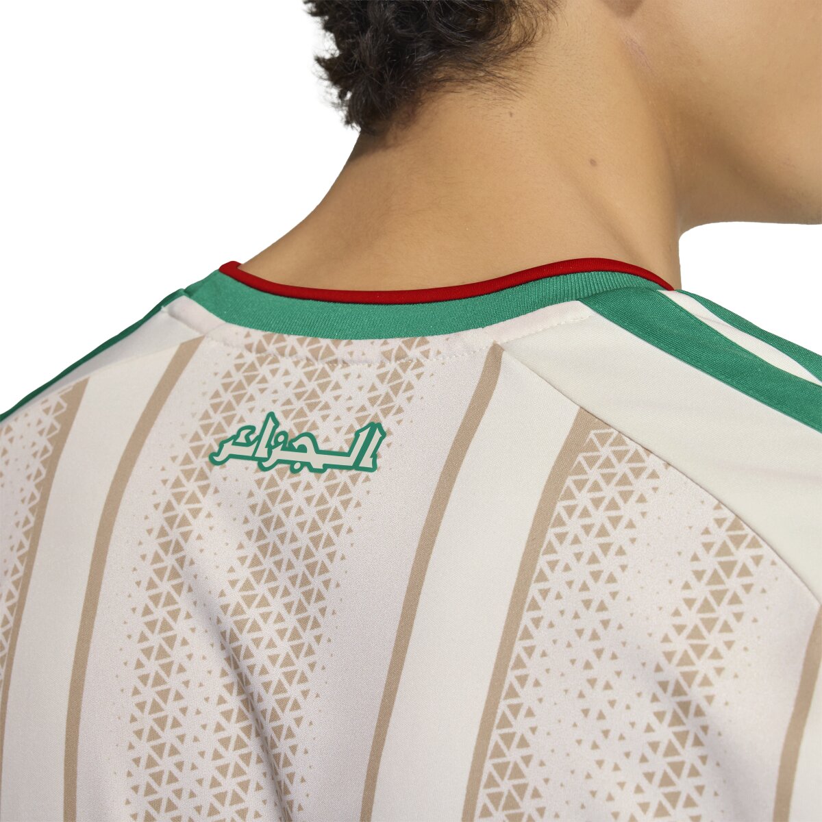 T-shirt de Homem 1.º Equipamento Argélia Mundial 2026 Branco-6