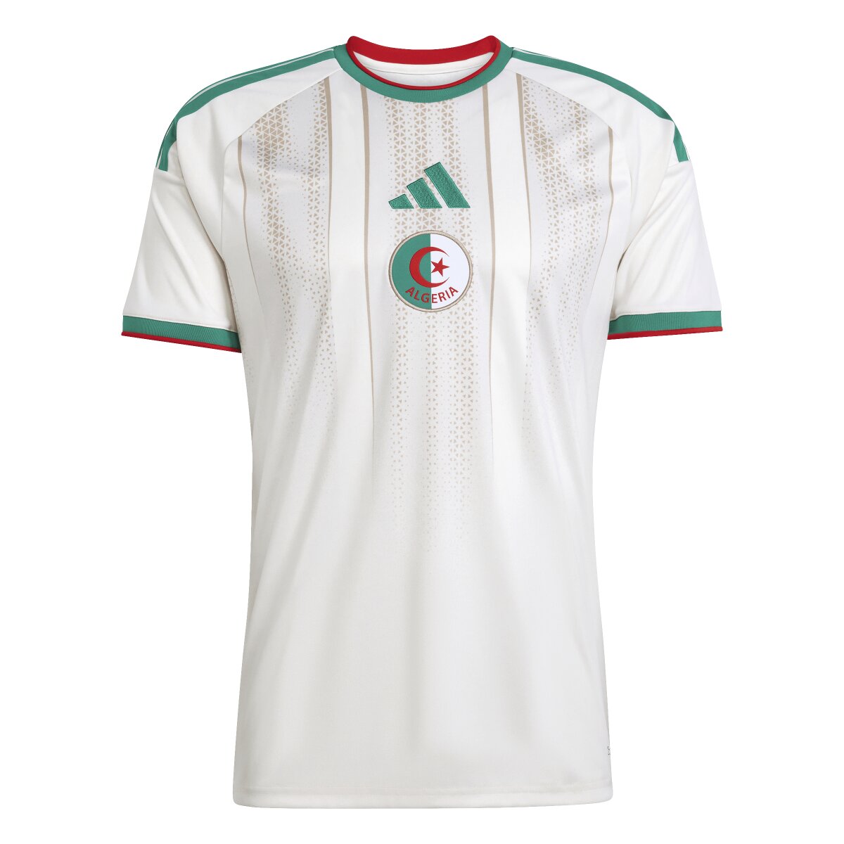T-shirt de Homem 1.º Equipamento Argélia Mundial 2026 Branco-10