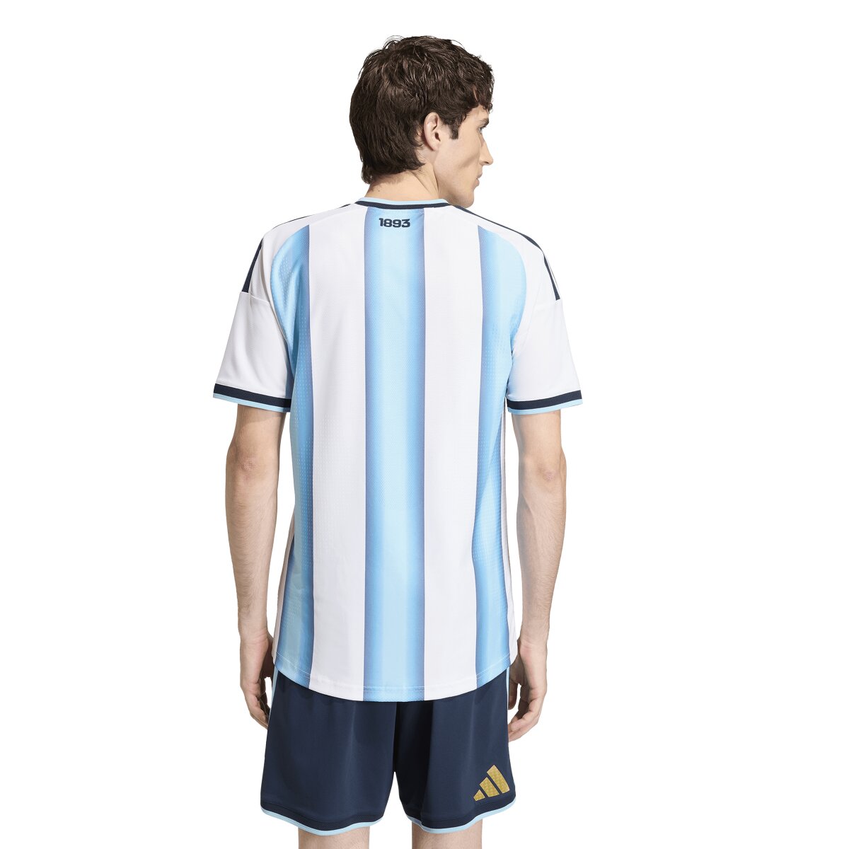 T-shirt de Homem 1.º Equipamento Argentina Mundial 2026 Authentic Branco / Azul-2