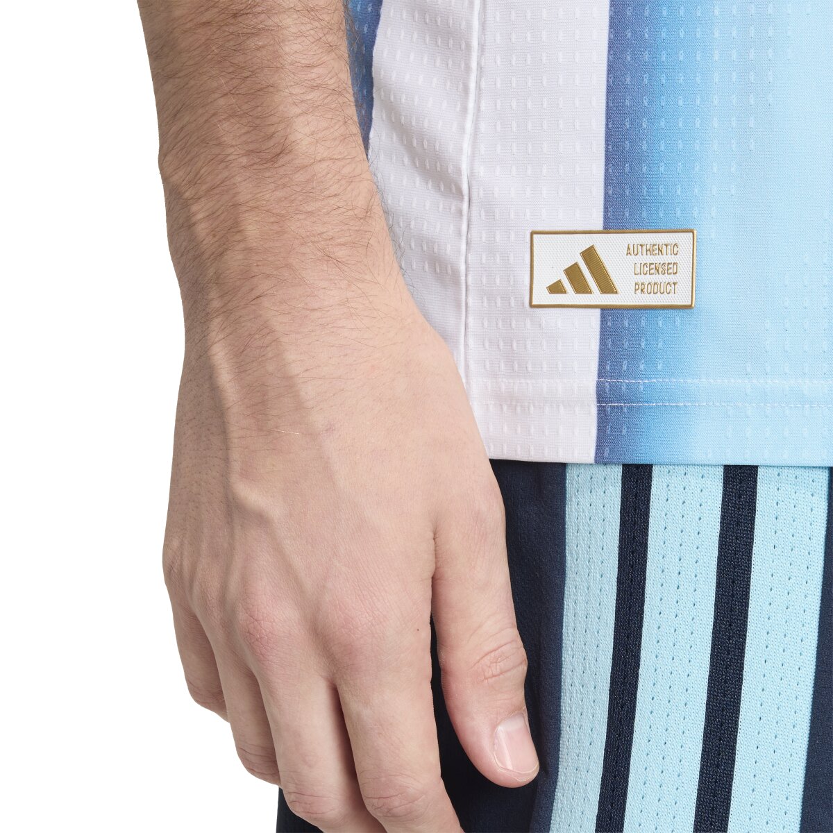 T-shirt de Homem 1.º Equipamento Argentina Mundial 2026 Authentic Branco / Azul-6