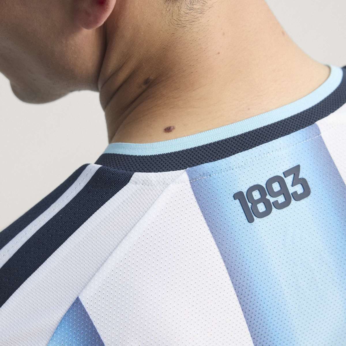 T-shirt de Homem 1.º Equipamento Argentina Mundial 2026 Authentic Branco / Azul-10