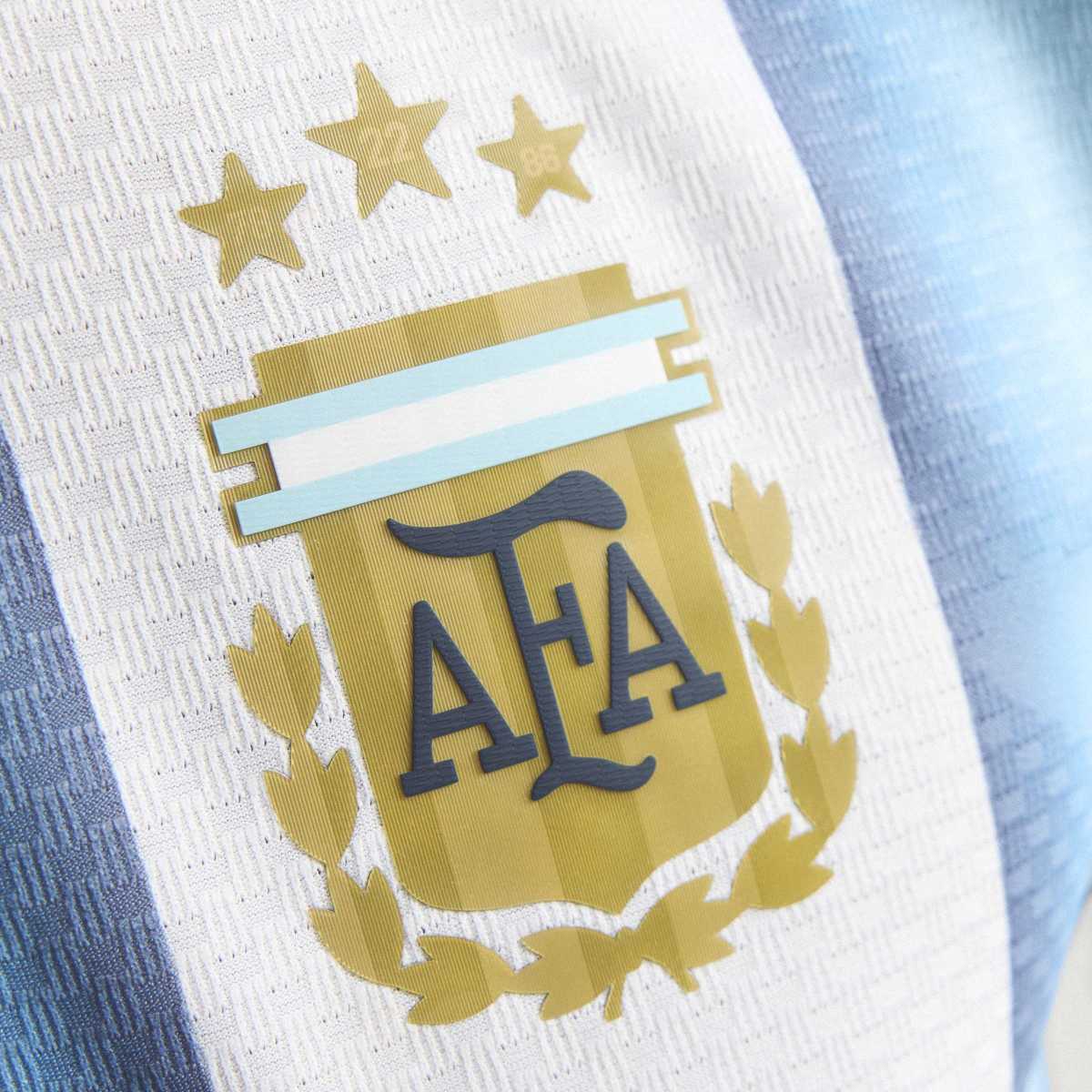T-shirt de Homem 1.º Equipamento Argentina Mundial 2026 Authentic Branco / Azul-15