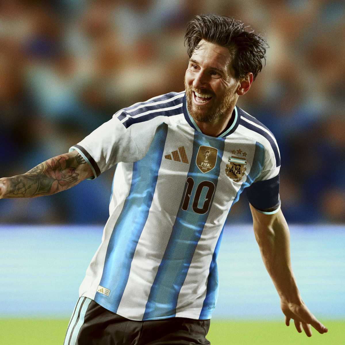 T-shirt de Homem 1.º Equipamento Argentina Mundial 2026 Authentic Branco / Azul-16