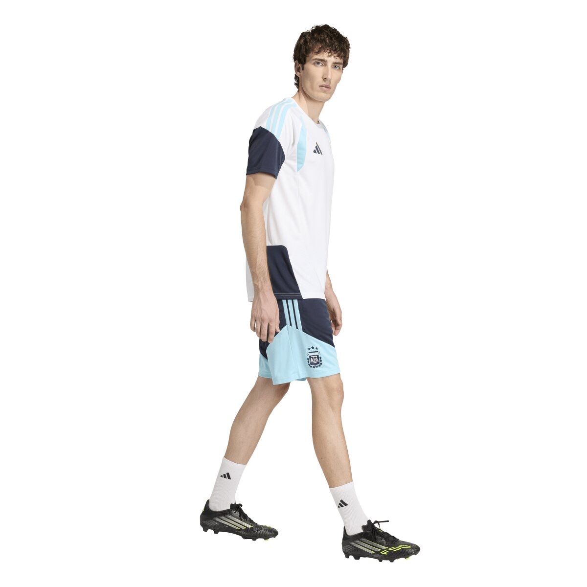 T-shirt de Homem Argentina Mundial 2026 Tiro Treino Branco-3