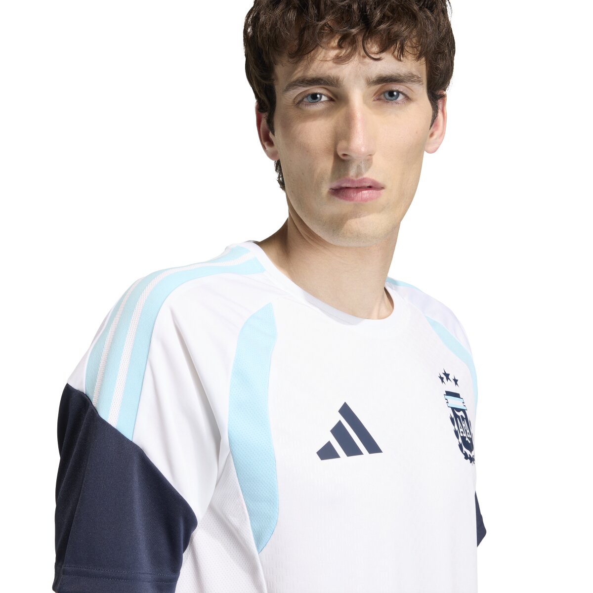 T-shirt de Homem Argentina Mundial 2026 Tiro Treino Branco-5