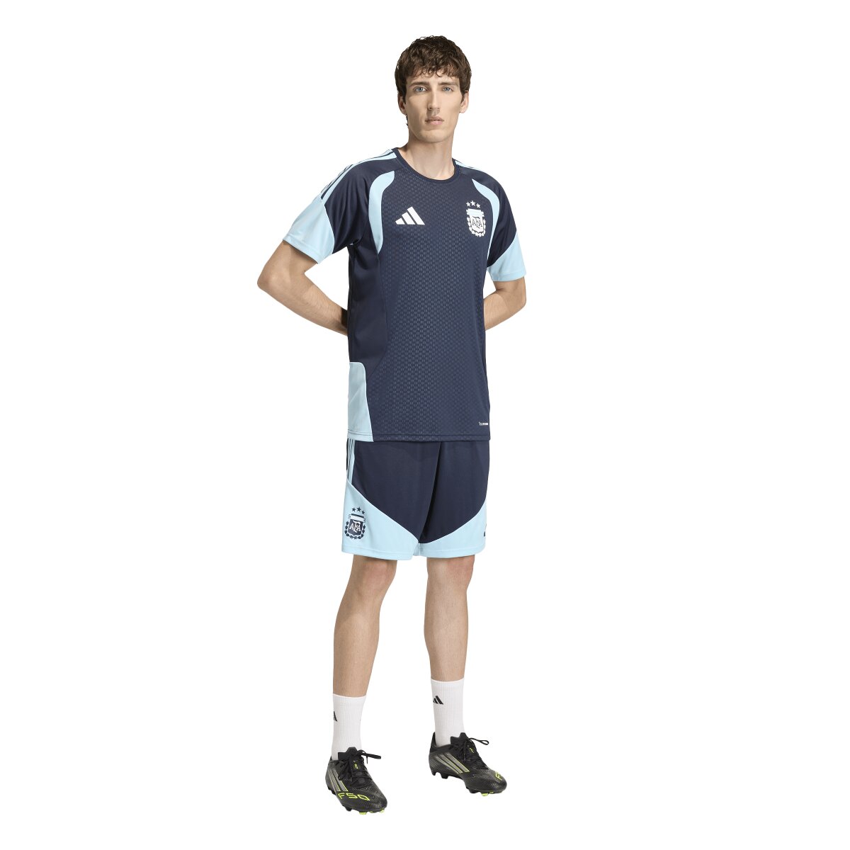 T-shirt de Homem Argentina Mundial 2026 Tiro Treino Azul-marinho-3